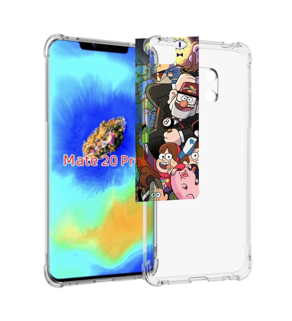 

Чехол MyPads гравити-фолз для Huawei Mate 20 Pro/Mate 20 RS 6.39, Прозрачный, Tocco