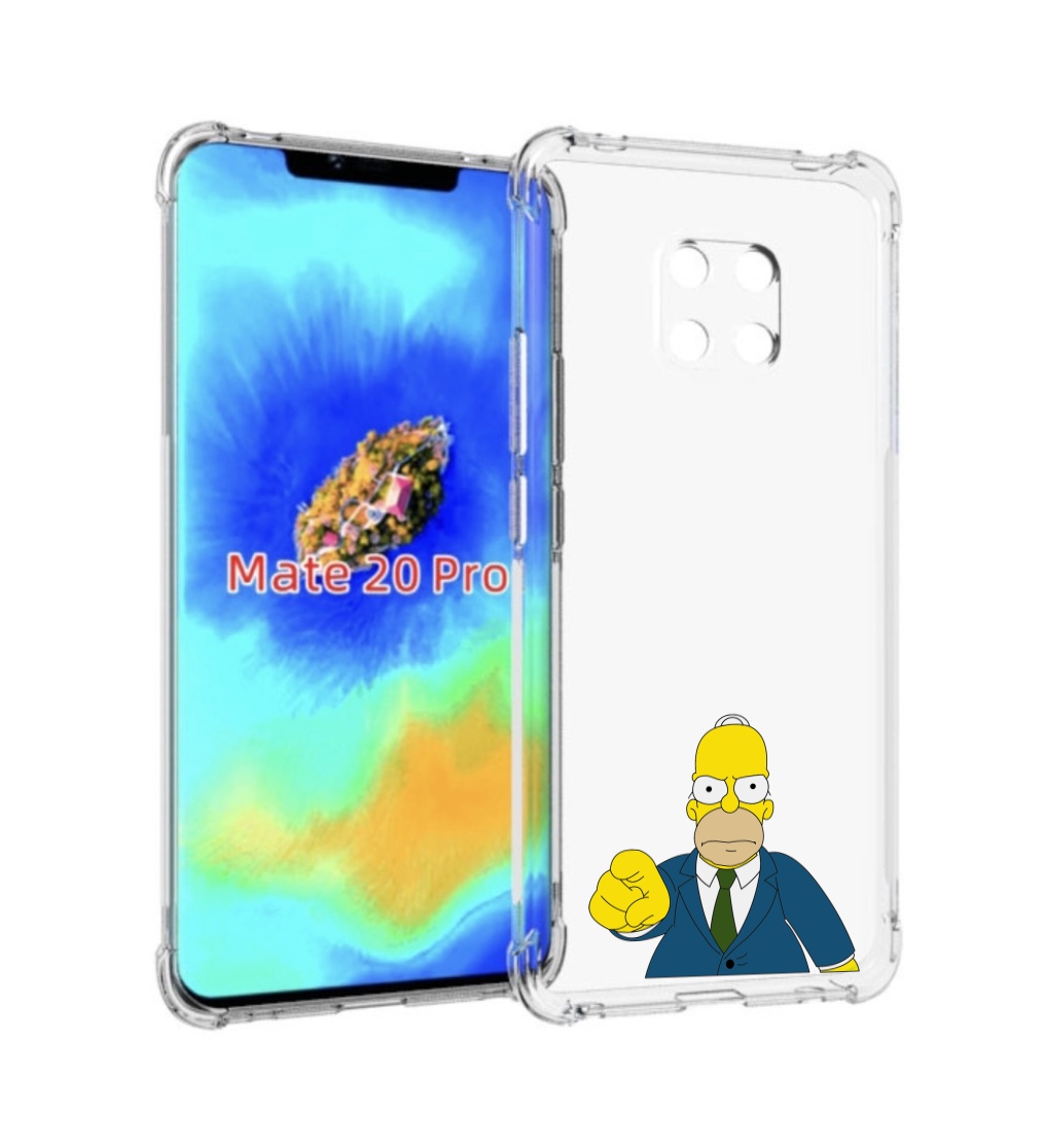 

Чехол MyPads гомер-злой для Huawei Mate 20 Pro/Mate 20 RS 6.39, Прозрачный, Tocco