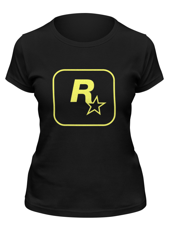 

Футболка женская Printio Rockstar staff t-shirt черная L, Черный, Rockstar staff t-shirt