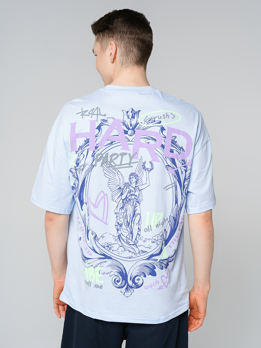 

Футболка мужская ТВОЕ 89069 голубая L, 89069