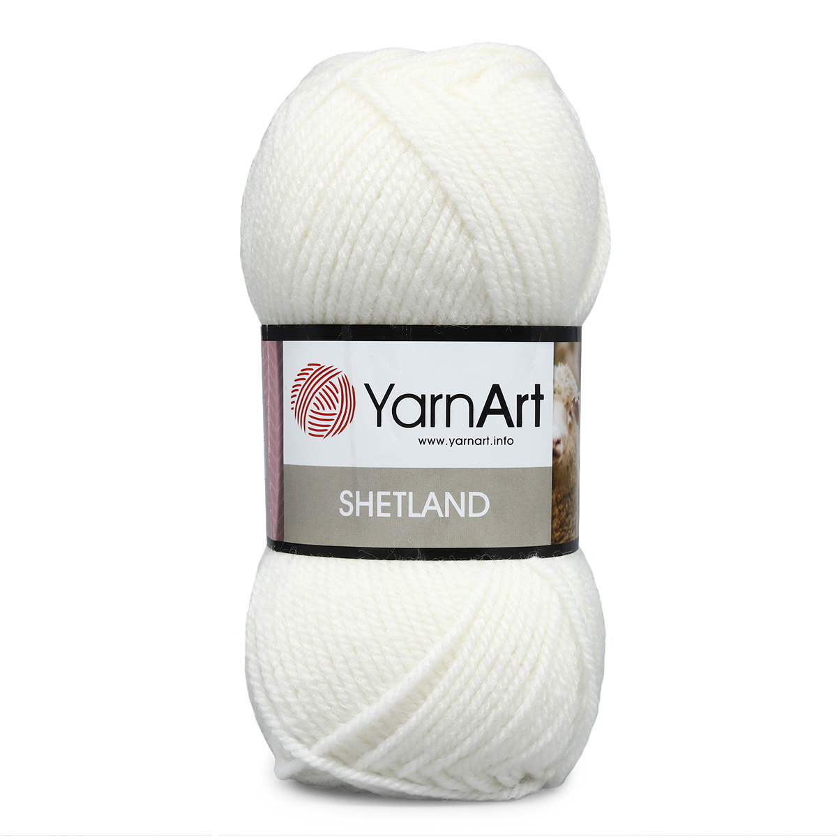 

Пряжа для вязания YarnArt 'Shetland', 100 г, 220 м (шерсть, акрил), 501 белый, 5 мотков