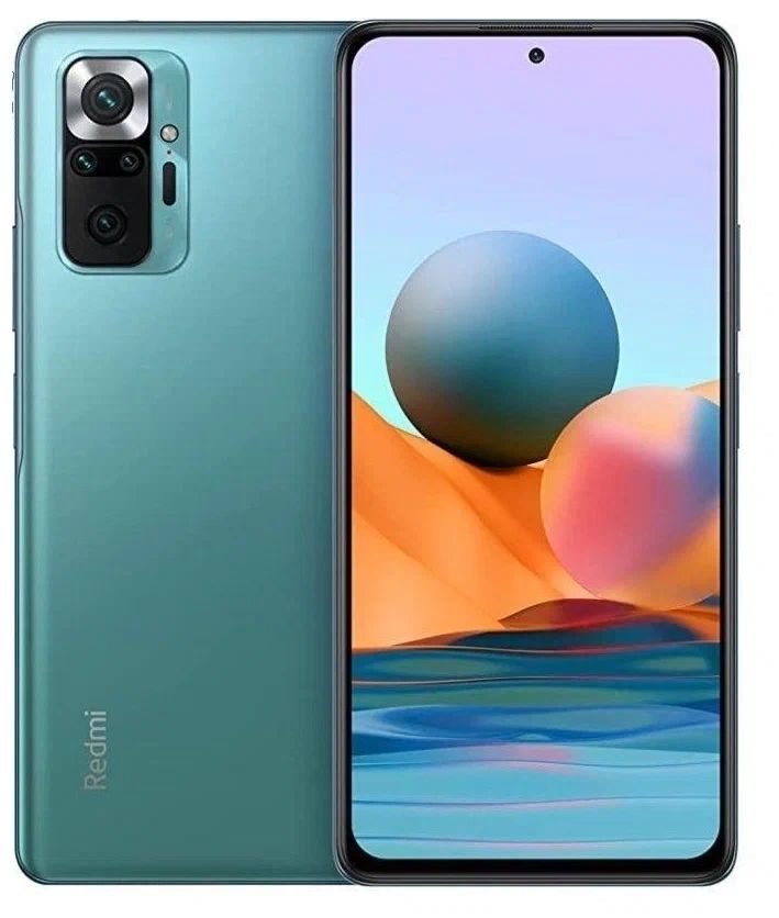 

Смартфон Xiaomi Redmi Note 10 Pro 8/256Gb (NFC) Aurora Green, Redmi Note 10 Pro