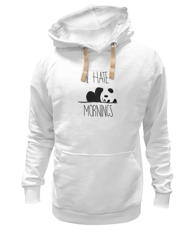 

Худи унисекс Printio Я ненавижу утро белое S, Белый, Я ненавижу утро