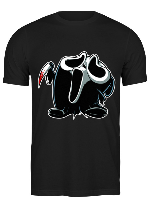 

Футболка мужская Printio Крик. черная 3XL, Черный, Крик.