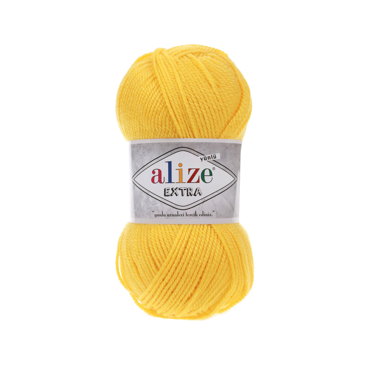 

Пряжа ALIZE EXTRA 100гр. 220м (100% Акрил) (216 желтый)