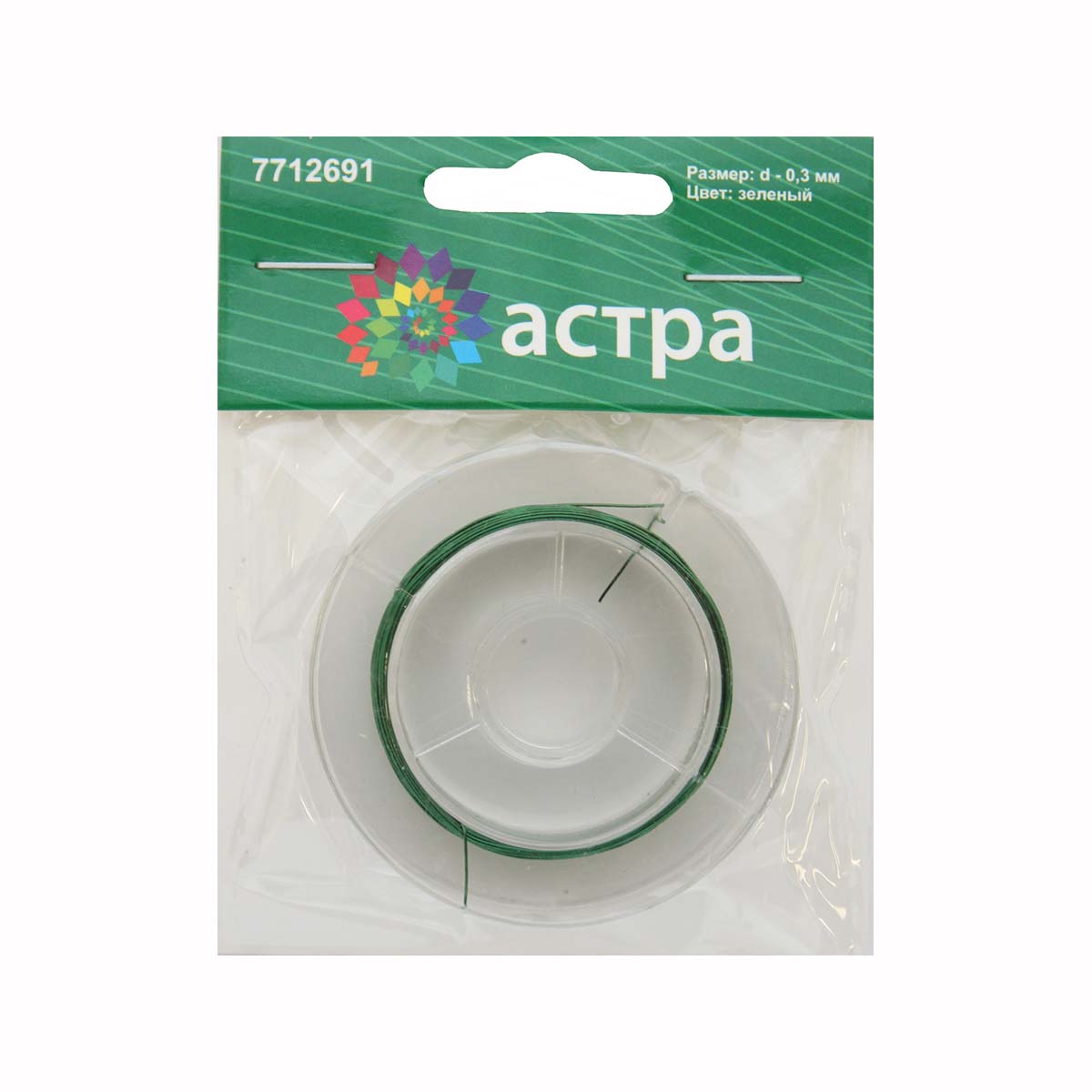 

Проволока медная Astra&Craft, d 0,3 мм, 10 м (зеленый), 10 шт, 7712691