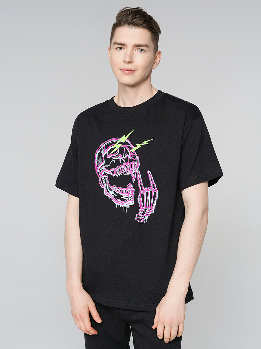 

Футболка мужская ТВОЕ 90229 черная S, 90229