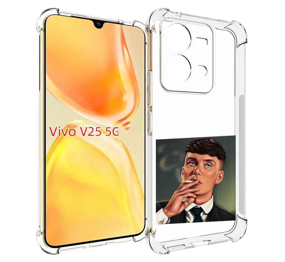

Чехол MyPads Томас-Шелби для Vivo V25 5G / V25e, Прозрачный, Tocco