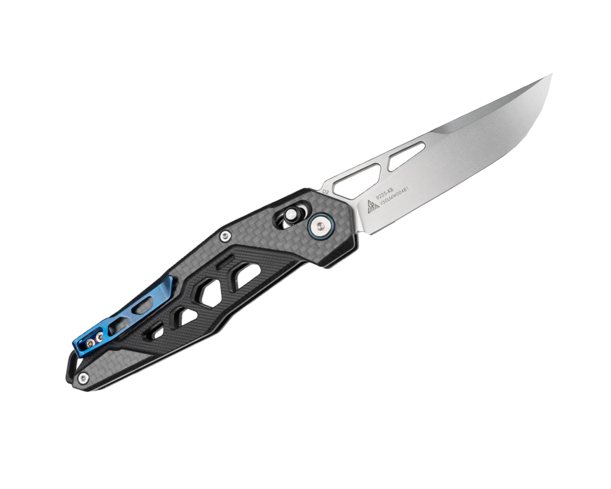 Нож SRM 9225-KB сталь D2 рукоять G10w/ carbon