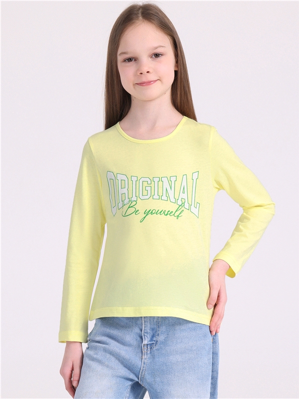 

Лонгслив детский Апрель 329дев001Д2Р, светло-желтый оригинальная, 140, л329001010Р1