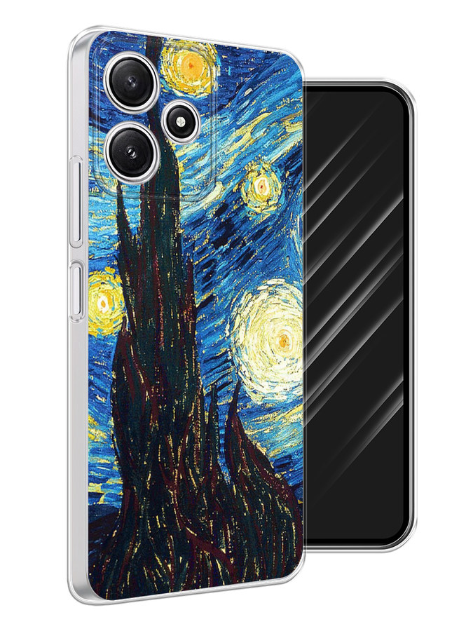 

Чехол Awog на Xiaomi Redmi 12 5G "Ван Гог Звездная ночь", Желтый, 319650-1