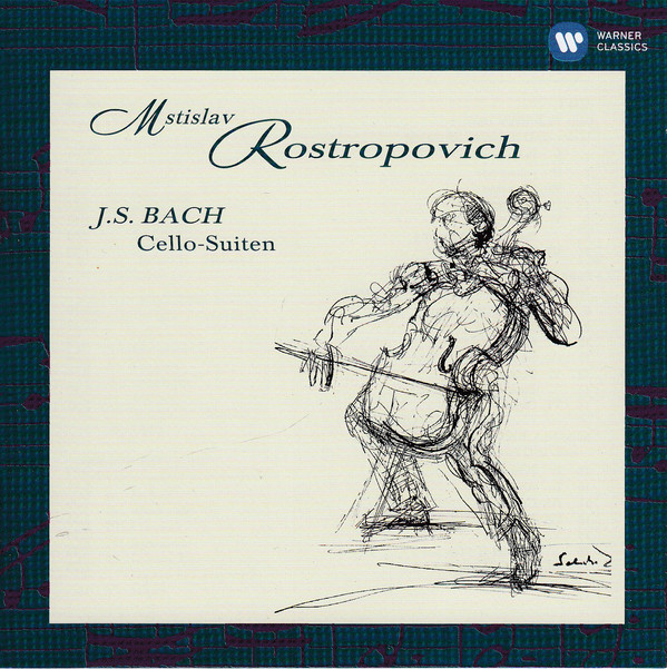 Bach: The Cello Suites. Mstislav Rostropovich (2 CD)