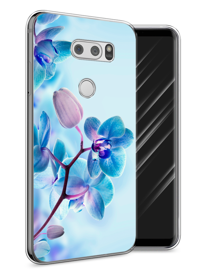 

Чехол Awog на LG V30 "Голубая орхидея", Голубой;синий;фиолетовый, 83050-8