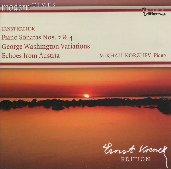 E.Krenek: Piano Sonatas Nos. 2 and 4 (1 CD)