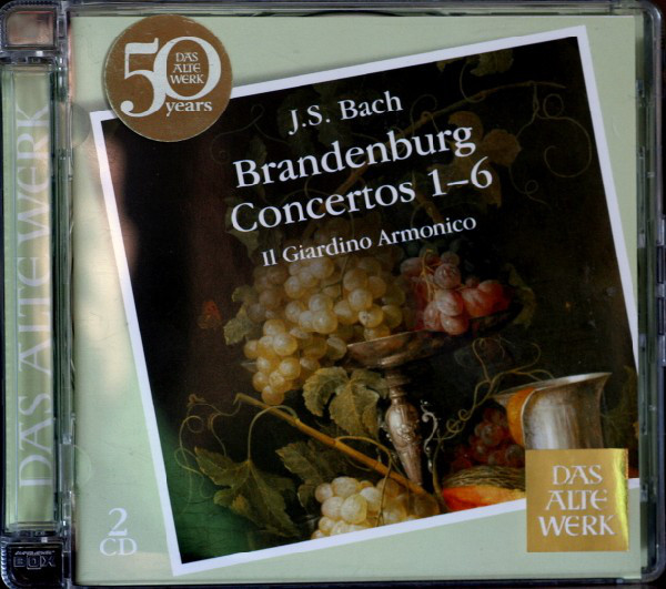 фото Bach: brandenb.concertos 1-6 - il giardino armonico / antonini (2 cd) медиа