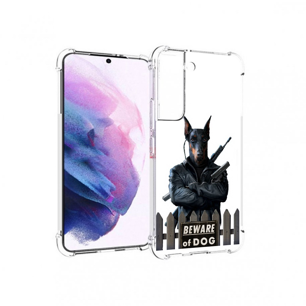 

Чехол MyPads Tocco для Samsung Galaxy S22 доберман (PT194926.508.332), Прозрачный, Tocco