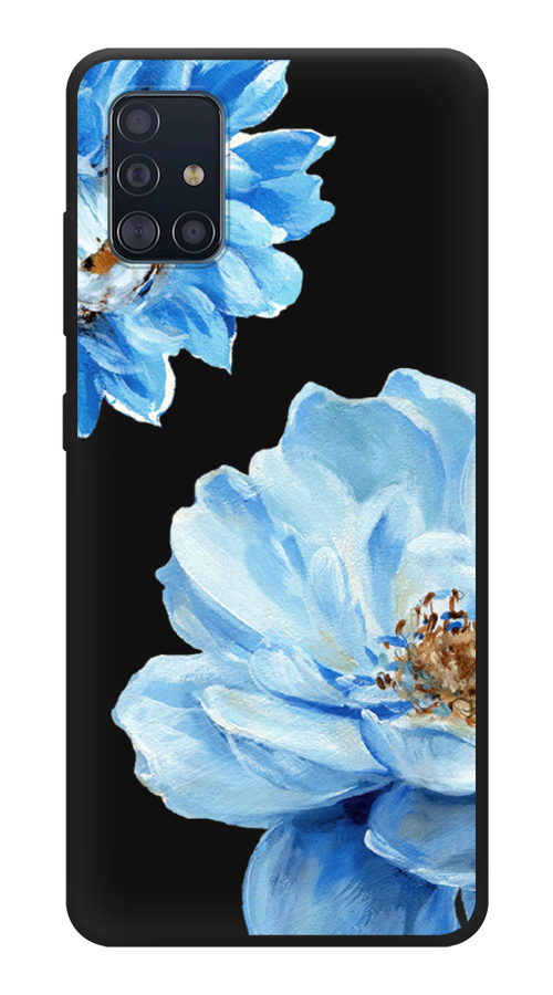 

Чехол Awog на Samsung Galaxy A51 "Голубые клематисы", Разноцветный, 28952-1