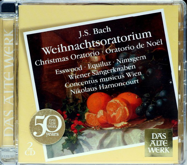 

Bach: Weihnachtsoratorium/Concentus musicus Wien. Nikolaus Harnoncourt (2 CD)