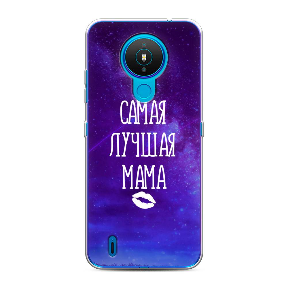 

Чехол Awog на Nokia 1.4 / Нокиа 1.4 "Лучшая мама", Фиолетовый;синий;белый, 124550-6