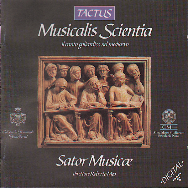 

MUSICALIS SCIENTIA - Canto goliardico nel Medioevo - Ensemble Sator Music (1 CD)