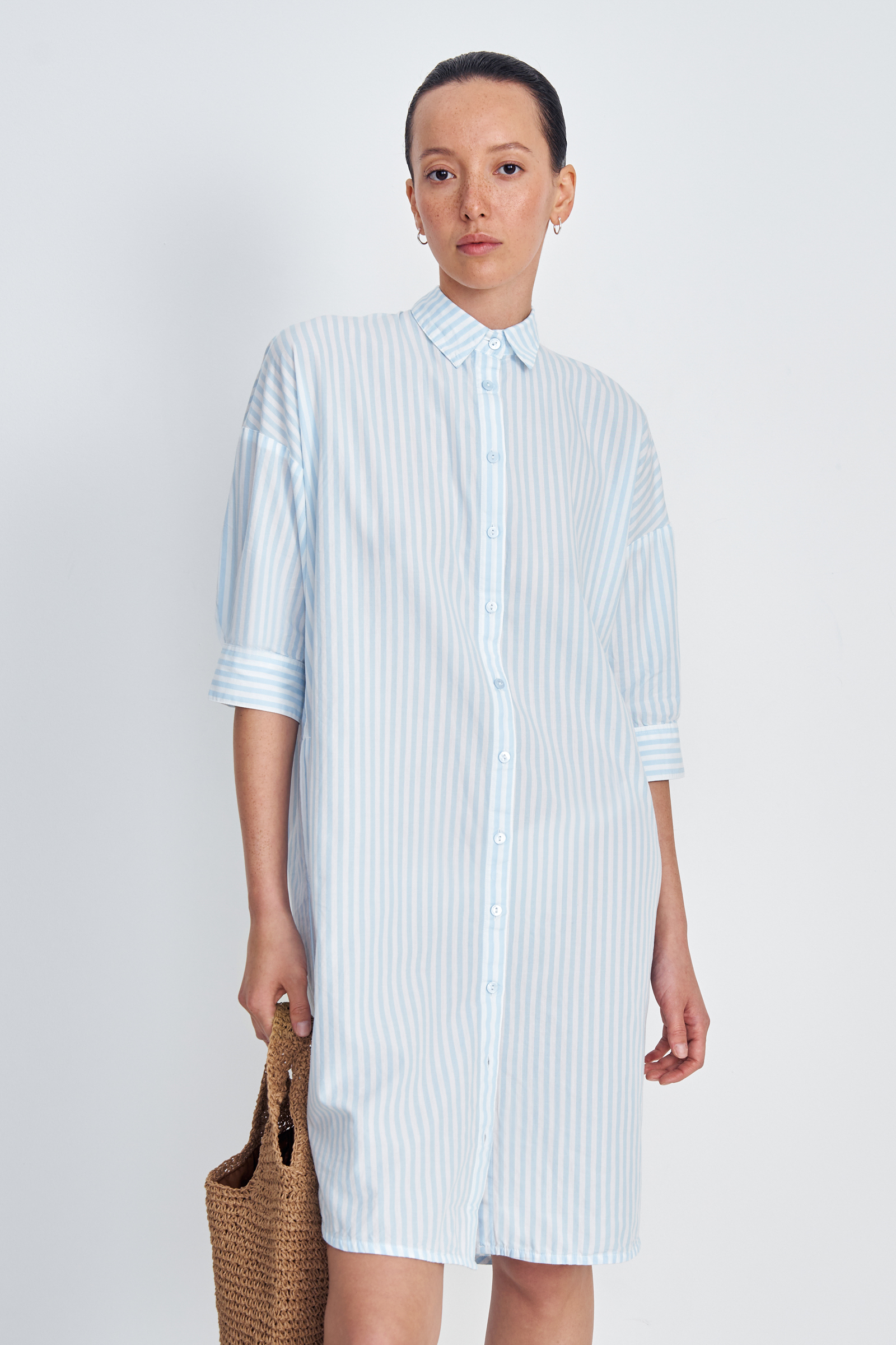 

Платье женское Finn Flare FSC110212 голубое S, Голубой, FSC110212