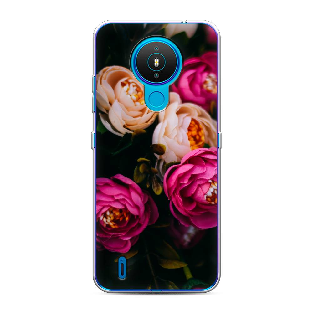 

Чехол Awog на Nokia 1.4 / Нокиа 1.4 "Розовые пионы на черном", Розовый;черный, 124550-8