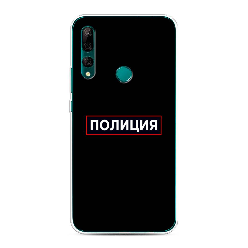 

Чехол Awog на Huawei Y9 Prime 2019 "Police logo", Черный;белый;красный, 611950-5