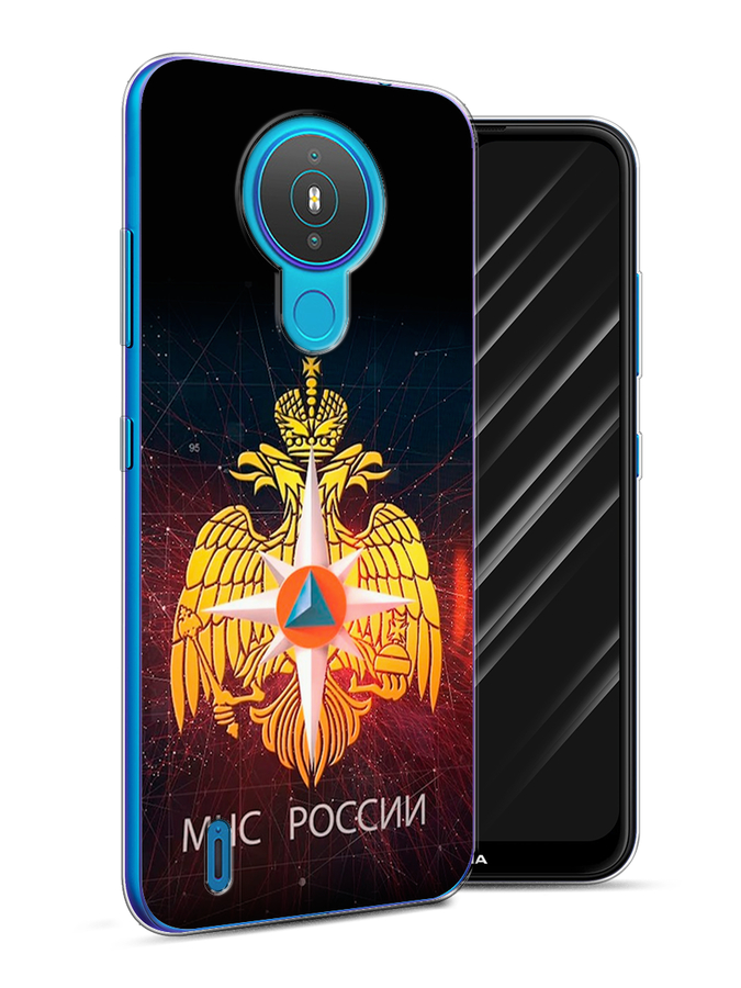 

Чехол Awog на Nokia 1.4 / Нокиа 1.4 "МЧС России", Черный;желтый;красный, 124550-5