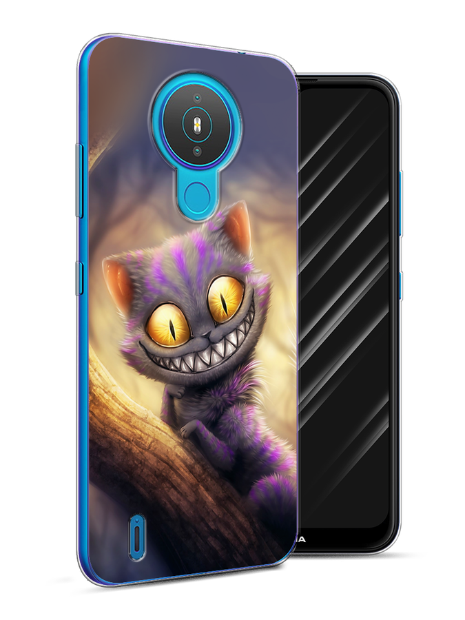 

Чехол Awog на Nokia 1.4 / Нокиа 1.4 "Cheshire Cat", Фиолетовый;желтый, 124550-1