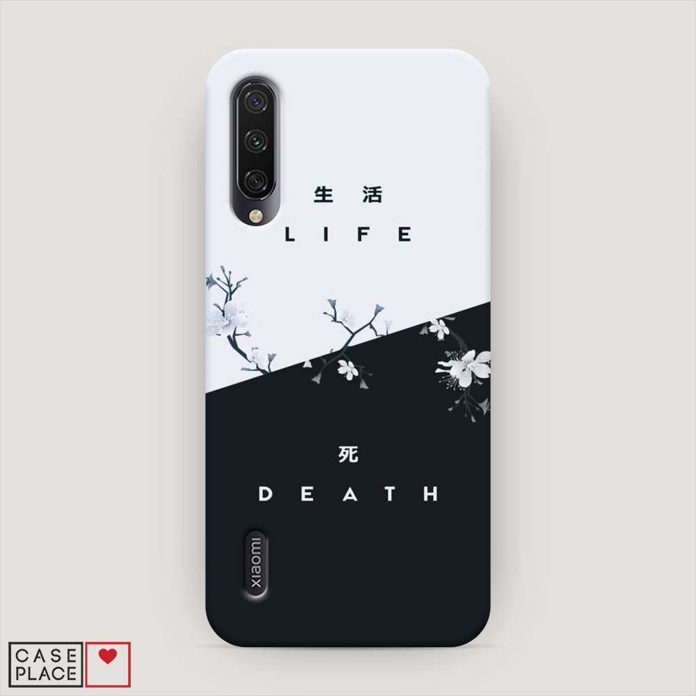 фото Пластиковый чехол "life and death" на xiaomi mi a3 awog