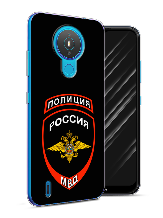 

Чехол Awog на Nokia 1.4 / Нокиа 1.4 "Полиция шеврон", Черный;красный;белый, 124550-5