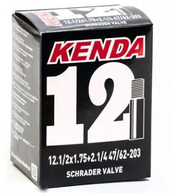

Велокамера Kenda 12x1.75-2.25 a/v, Черный