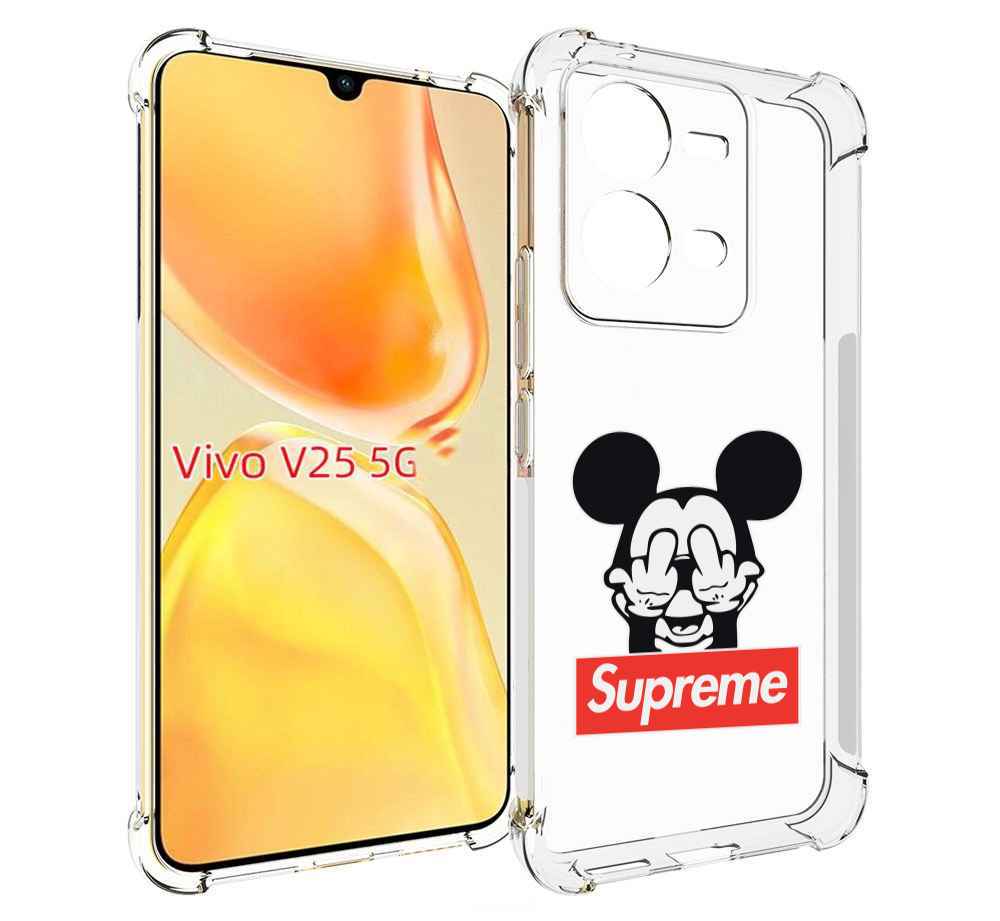 

Чехол MyPads Супримовский-Микки-маус для Vivo V25 5G / V25e, Прозрачный, Tocco