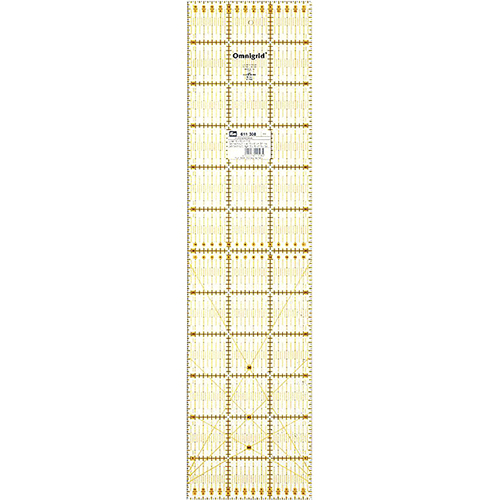 Универсальная линейка с сантиметровой шкалой, угол, 15x60 см