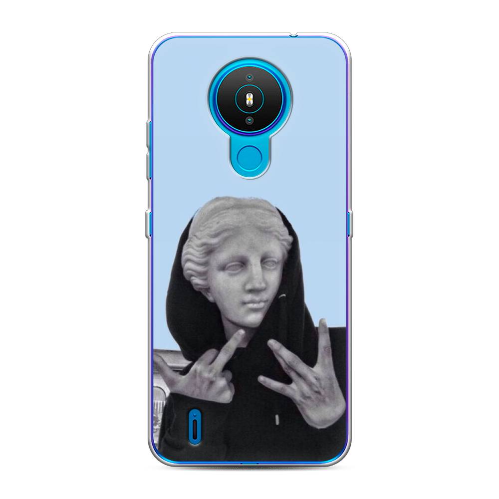 

Чехол Awog на Nokia 1.4 / Нокиа 1.4 "SWAG статуя", Голубой, 124550-9