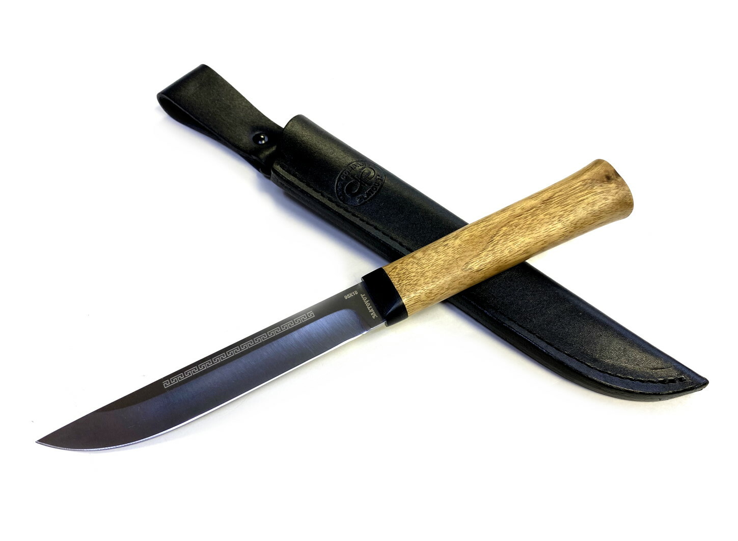 фото Нож златоуст бурятский малый, 95х18, орех