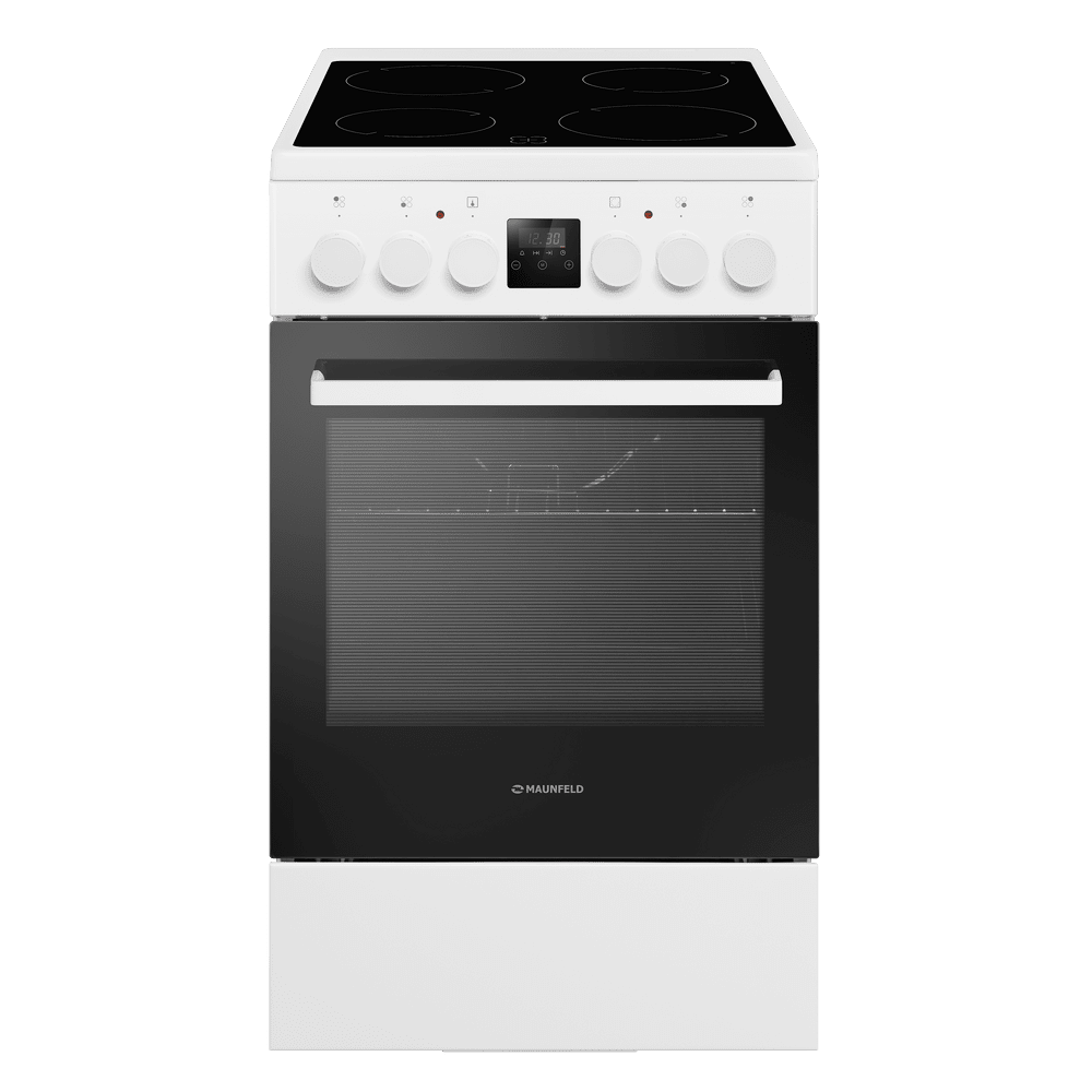 

Электрическая плита MAUNFELD MEC55CW08D белый, MEC55CW08D