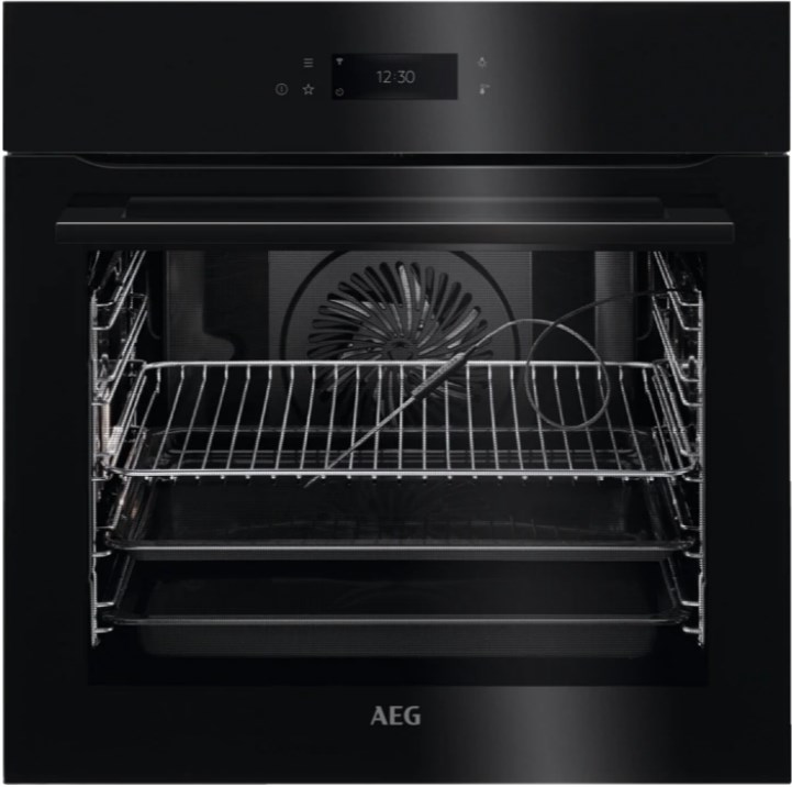 

Встраиваемый электрический духовой шкаф AEG BPE748380B черный, BPE748380B