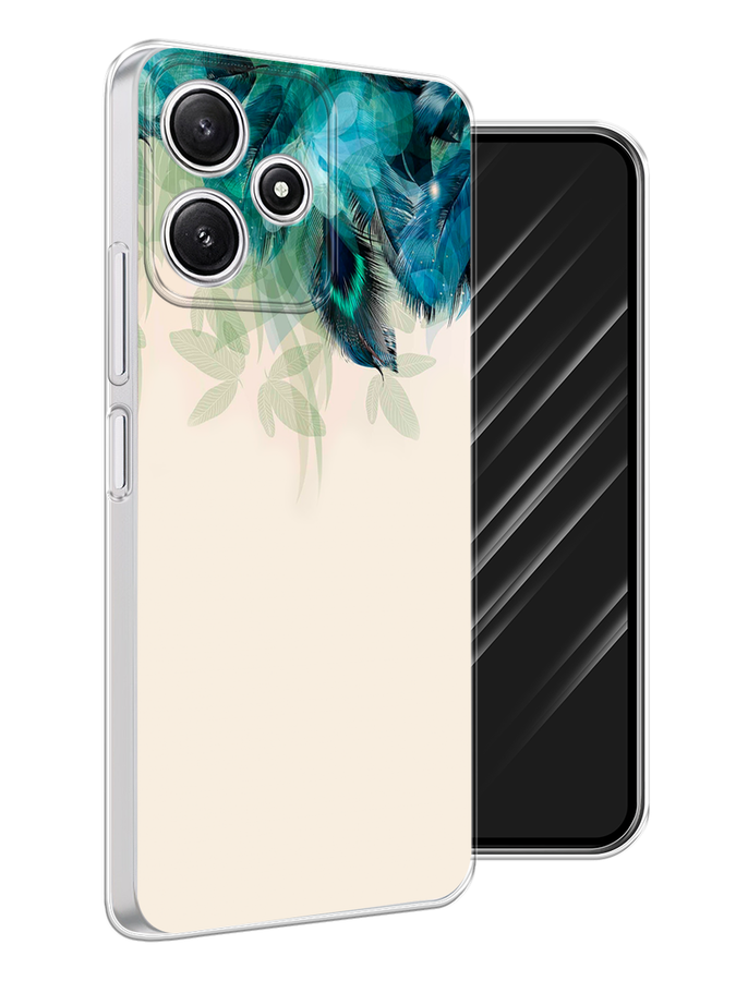

Чехол Awog на Xiaomi Redmi 12 5G "Перья голубого цвета", Бежевый;синий;бирюзовый, 319650-1