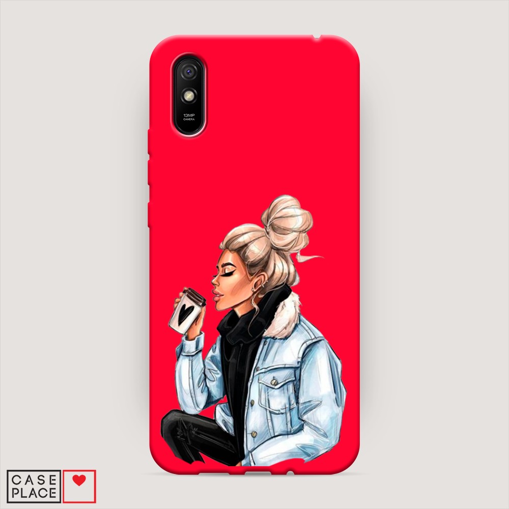 

Чехол Awog на Xiaomi Redmi 9A "Cute girl", Разноцветный, 38953-1