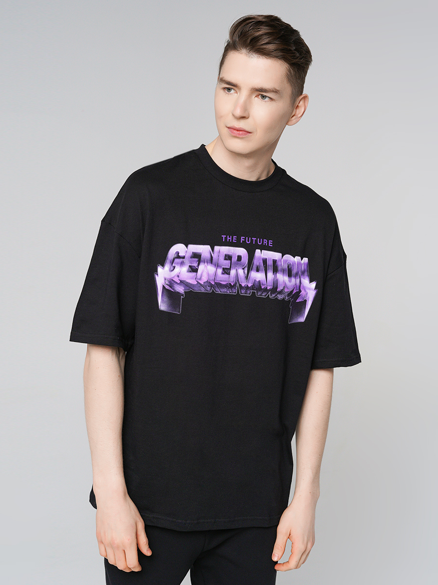 

Футболка мужская ТВОЕ 87983 черная XXL, 87983