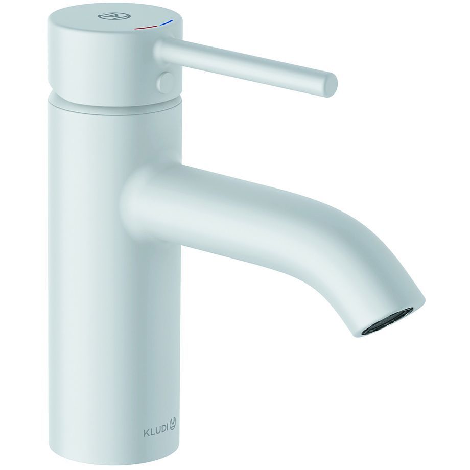 Kludi Bozz White Matt Bathroom Sink Mixer, Model 382665376