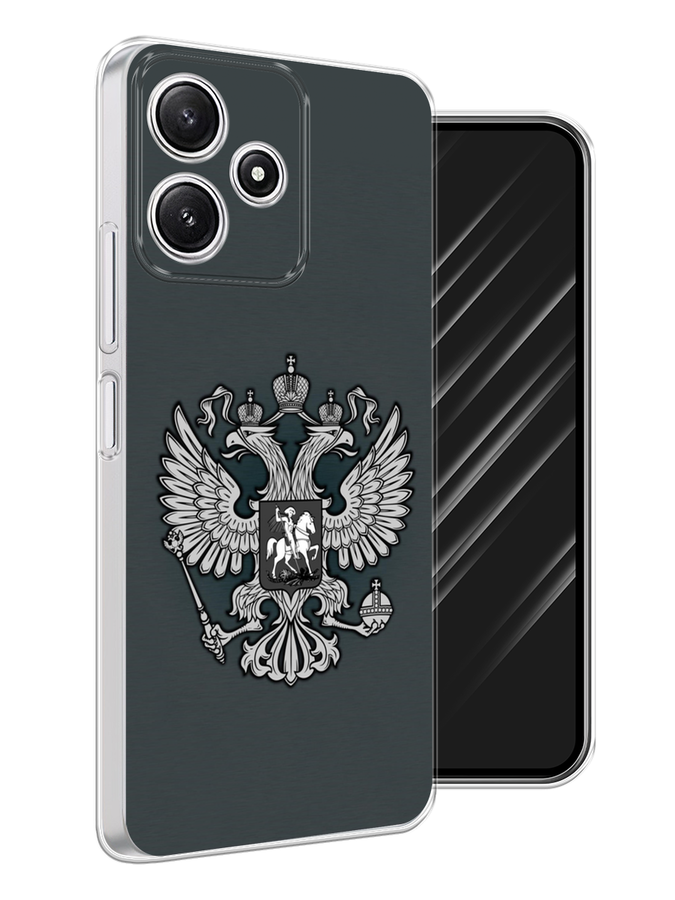 

Чехол Awog на Xiaomi Redmi 12 5G "Герб России серый", 319550-1