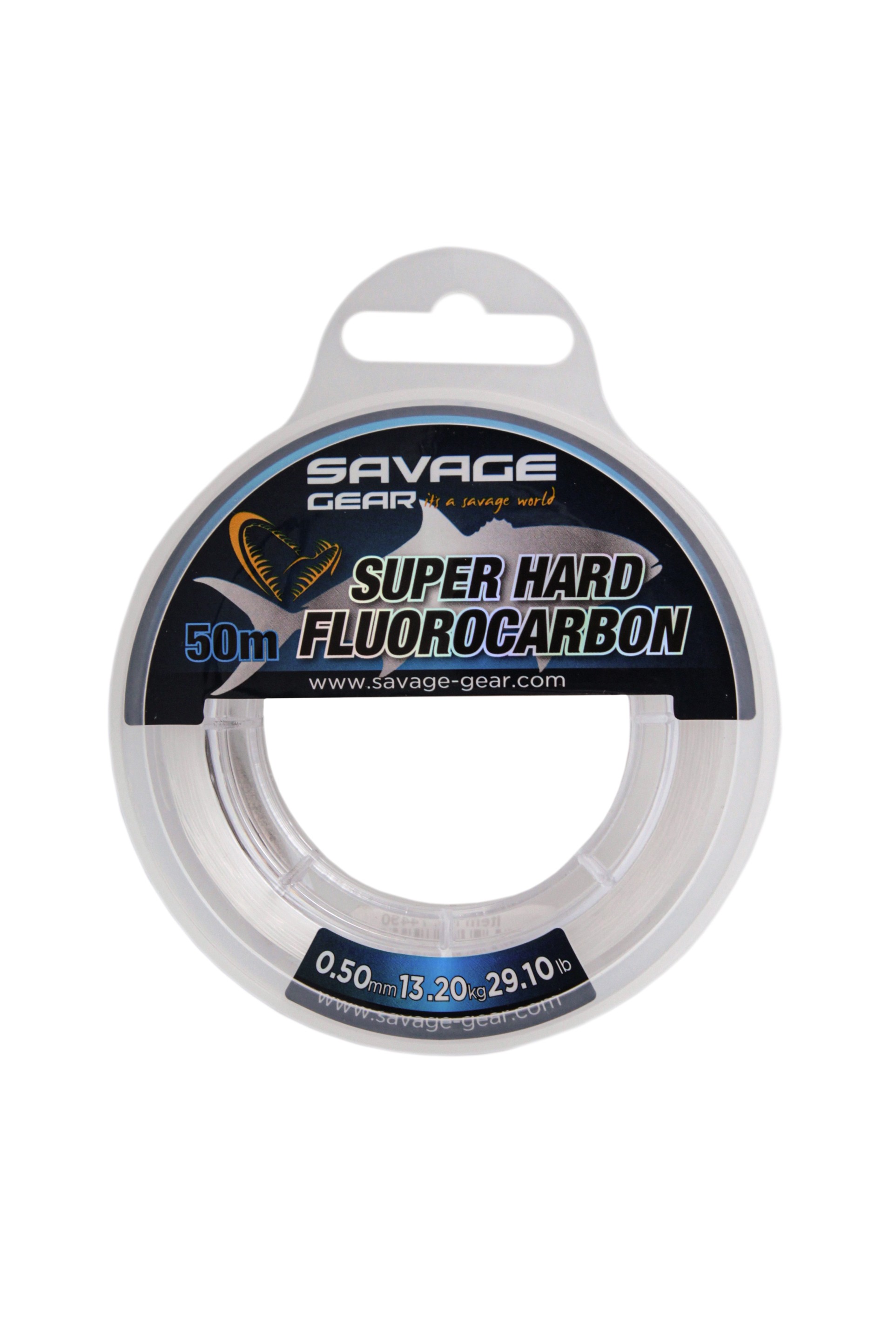 Леска Savage Gear Super hard fluorocarbon 50м 0,50мм 13,2кг 29,1lbs clear