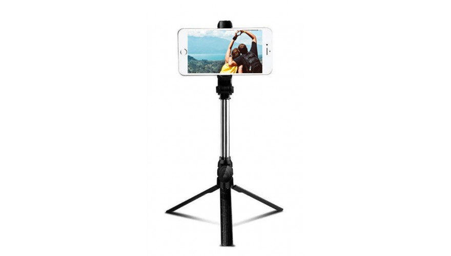 фото Монопод со штативом selfie stick tripod bluetooth xt-10p baziator