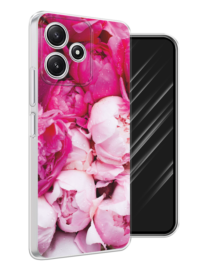 

Чехол Awog на Xiaomi Redmi 12 5G "Пионы розово-белые", Белый;розовый, 319550-1