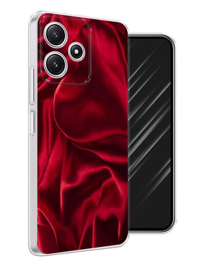 

Чехол Awog на Xiaomi Redmi 12 5G "Текстура красный шелк", 319550-1