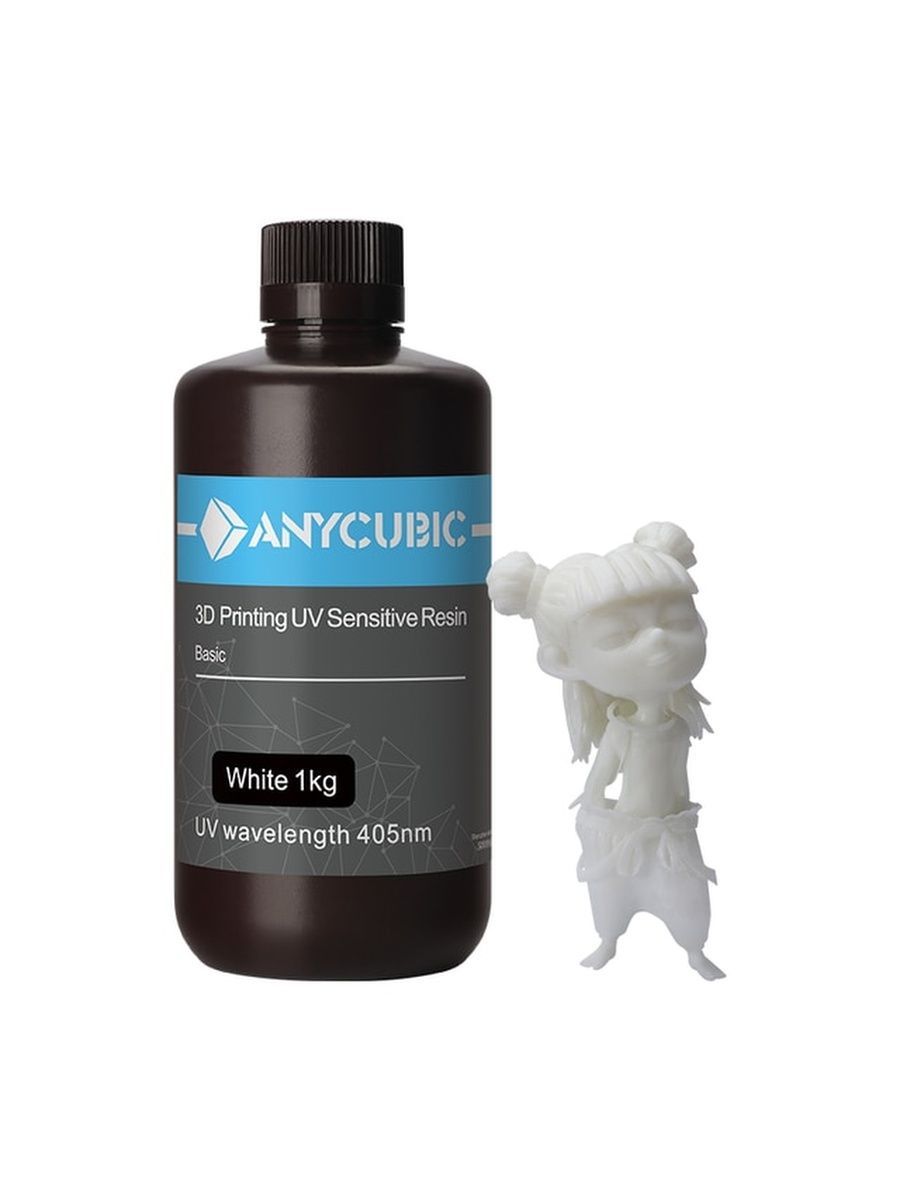 

Фотополимер Anycubic белый 1кг