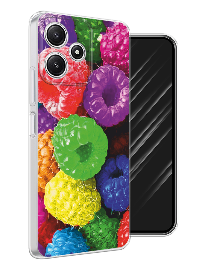 

Чехол Awog на Xiaomi Redmi 12 5G "Разноцветная малина", Разноцветный, 319550-1