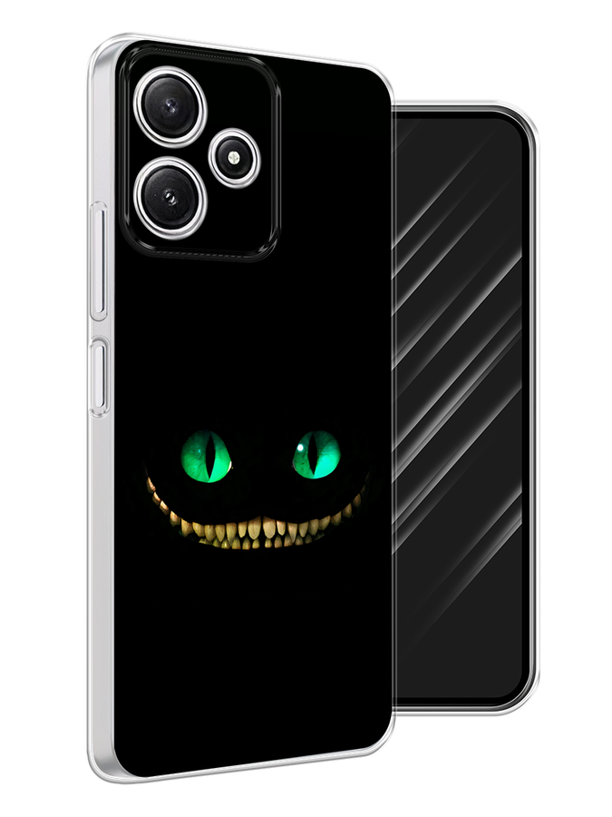 

Чехол Awog на Xiaomi Redmi 12 5G "Зеленоглазый чеширский кот", Черный, 319550-1